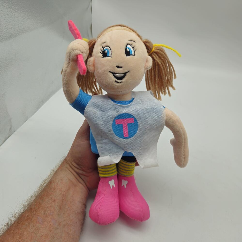 Tabitha‎ The Tooth Fairy Stuffed Plush Doll Mascot Books Toothbrush Toy Girl